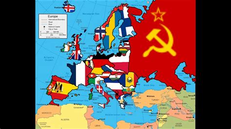 Flag Map Of Europe 1934 YouTube