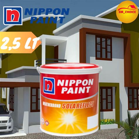 Jual Nippon Paint Weatherbond Solareclect Lt Cat Tembok Eksterior