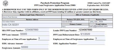 Applying For Ppp Forgiveness With 3508s Form Evergreen Small Business