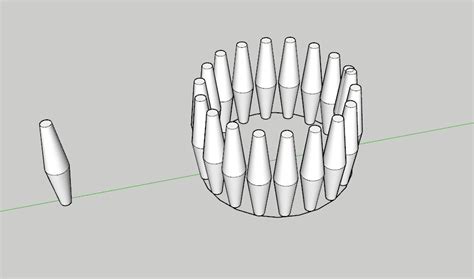 Copy Components Along Paths With Path Copy Sketchup Plugin Of The