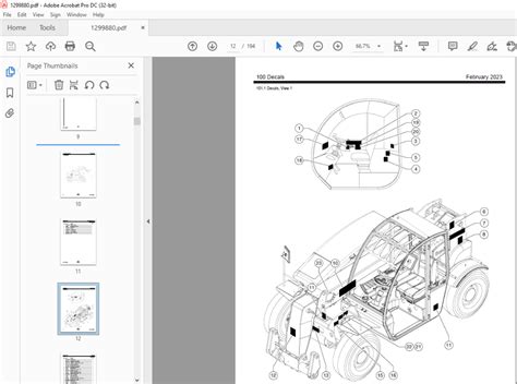 Genie Telehandlers Gth 5519 Parts Manual 1299880 Pdf Download Heydownloads Manual Downloads