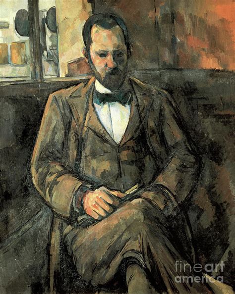 Portrait Of Ambroise Vollard Painting By Paul Cezanne Pixels