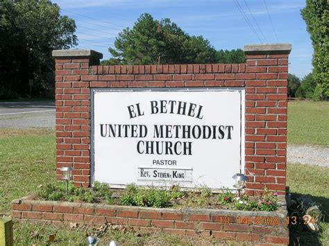 El Bethel United Methodist Church Cemetery In South Carolina Find A