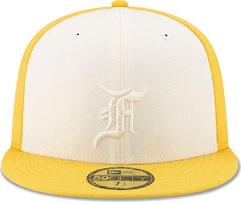 Buy Fear Of God Essentials X New Era 59fifty Fitted Cap Goldwhite 60224484 Goat