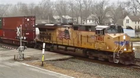 Union Pacific Train And BNSF Trains And CSX Train And CSX Trains And