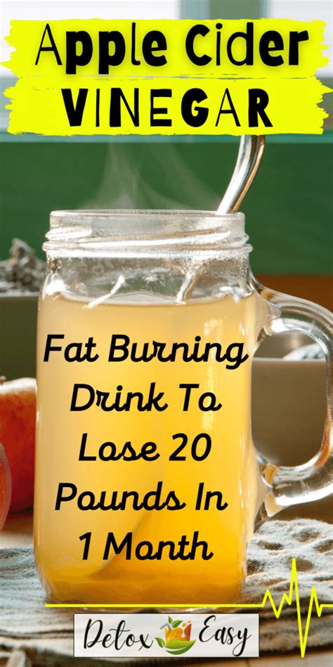 Apple Cider Vinegar Helps People Lose Over Pounds In A Month That