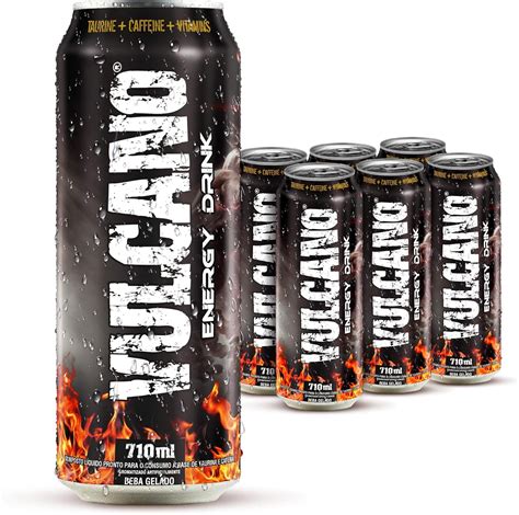 Energ Tico Vulcano Energy Drink Six Pack Latas De Ml