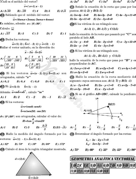 Vectores En El Plano Cartesiano Y El Espacio Ejercicios Resueltos Pdf