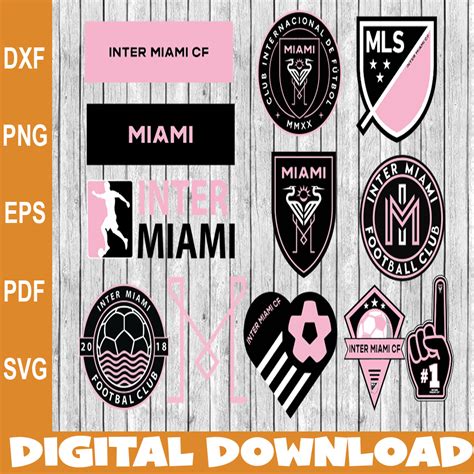 Bundle Styles Mls Inter Miami Cf Soccer Team Svg Inter M Inspire