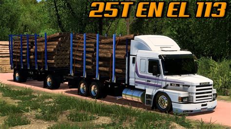 Ets Scania Chasis Acoplado Forestal Mapa Rotas Brasil Ets