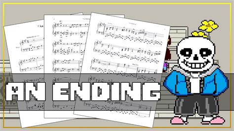 Undertale An Ending Piano Sheet Music Youtube