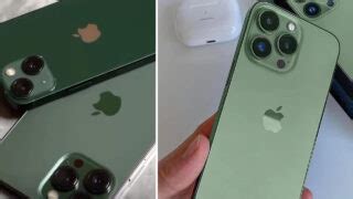 Yeşil iPhone 13 ve 13 Pro ilk kez canlı görüntülendi ShiftDelete Net