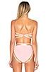 Norma Kamali X Revolve Stud Underwire Bikini Top In Pink Gold Revolve