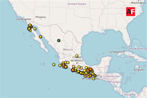 Ssn Registra M S De Mil R Plicas Del Sismo De Magnitud Del De