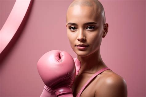 Premium Ai Image Image Of Woman Representing The Fight Against Breast Cancer