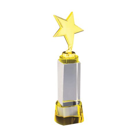 Quality Ctict Exclusive Crystal Star Trophy At Clazz Trophy