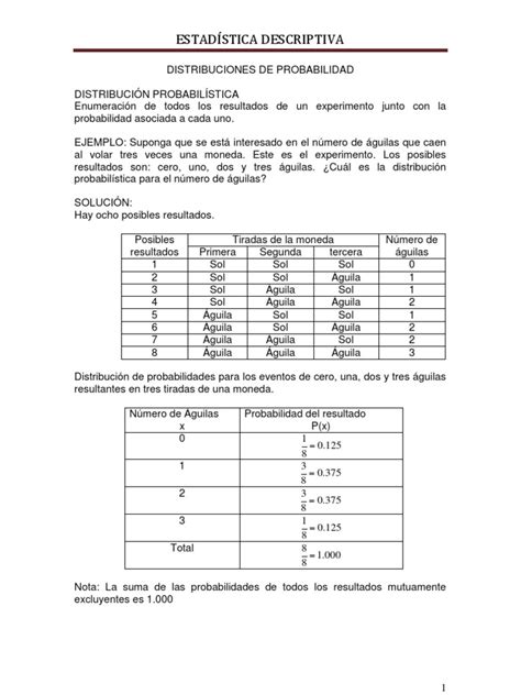 PDF Apuntes Distribuciones De Probabilidad DOKUMEN TIPS