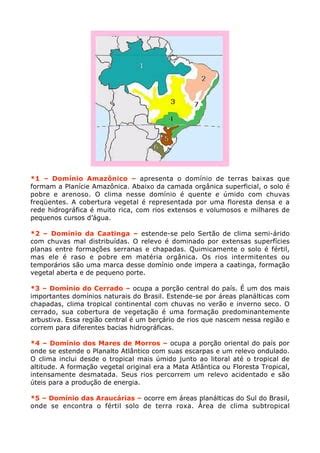 Geografia Clima E Dom Nios Morfoclim Ticos Do Brasil Pdf