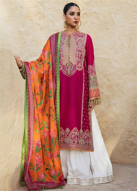 Sarab By Hussain Rehar Embroidered Lawn Suits Unstitched Piece Hrr S