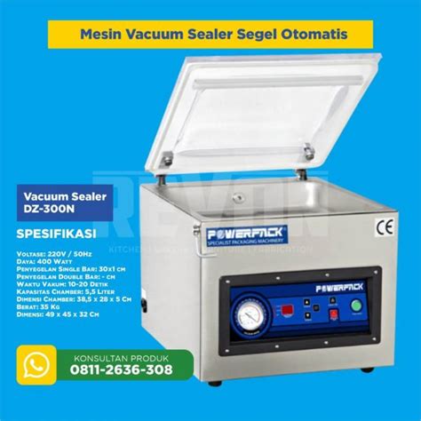 Mesin Vacuum Sealer Makanan Kering Basah Di Semarang Revon