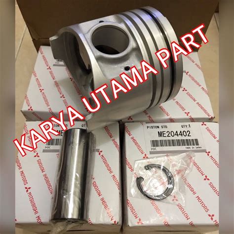 Jual PISTON ASSY MITSUBISHI 4M40 L200 STRADA 2800CC SINGLE DAN DOUBLE