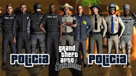 Gta San Andreas Nuevos Policias From Gta For Sa Mod Gtainside