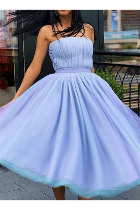 Short Strapless Prom Dress Homecoming Graduation Cocktail Dresses