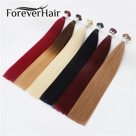 Forever hair extensão de cabelo humano ponta remy cabelo humano