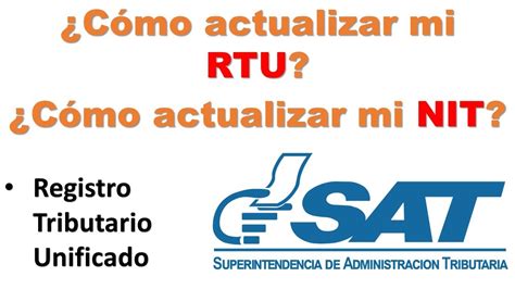 C Mo Actualizar Mi Rtu Paso A Paso Tutorial Como Actualizar El Rtu De