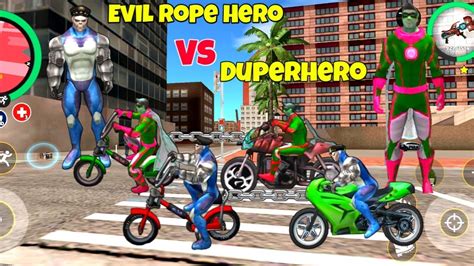 Evil Rope Hero Vs Duperhero New Race Mission In Vice Town Rope Hero