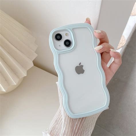 Qltypri Compatible With Iphone 11 Case Cute Curly Wave