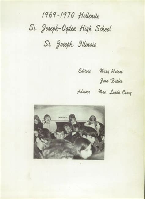 Explore 1970 St. Joseph-Ogden High School Yearbook, St. Joseph IL - Classmates