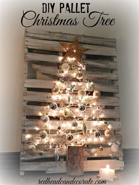 Pallet Christmas Tree Redhead Can Decorate