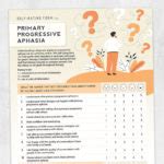 Self Rating Form For Primary Progressive Aphasia Adult And Pediatric