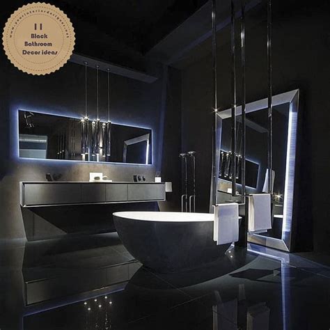 10 Luxury Modern Black Bathroom Decoomo