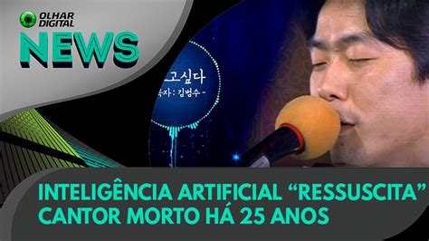 Ao Vivo Inteligência artificial ressuscita cantor morto há 25 anos