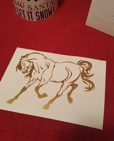 Horse Decal Equestrian Decal Horse Sticker Car Decal Etsy