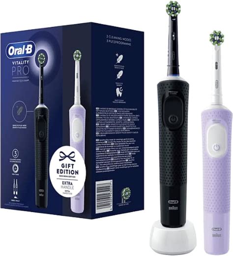 Oral B Vitality Pro Cepillo de dientes eléctrico 2 unidades 3 modos