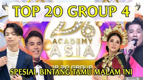 DERETAN JURI HOST KOMENTATOR DAN BINTANG TAMU TOP 20 GROUP 4 DA ASIA 6