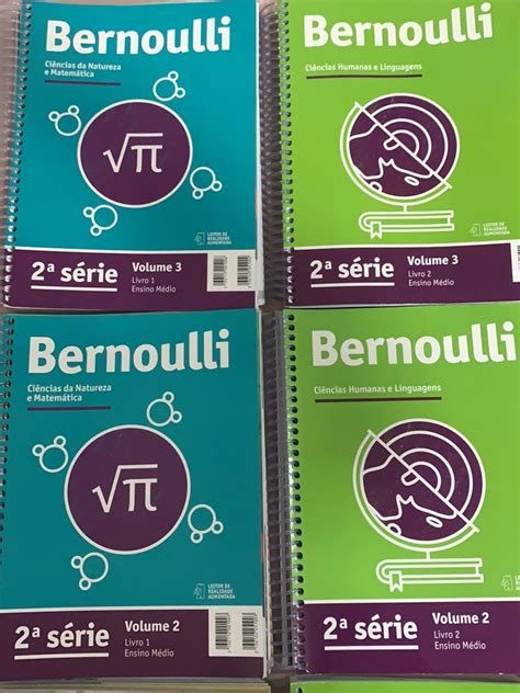 Apostilas Segundo Ano Bernoulli Livro Bernoulli Usado 67377327 Enjoei