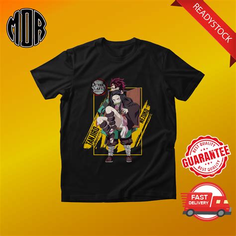 Premium T Shirt Cotton Demon Slayer Demon Slayer Tshirt Baju Anime