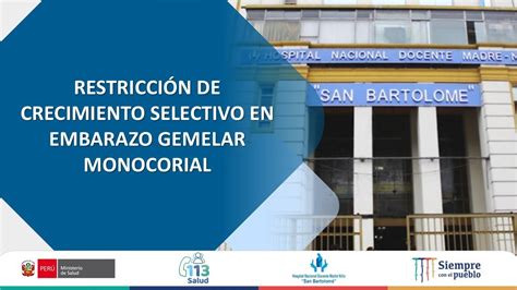 Restricci N De Crecimiento Selectivo En Embarazos Gemelares