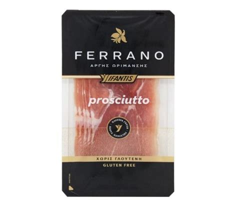 IFANTIS FERRANO Prosciutto Slices 80g Gluten Free Cheap Basket