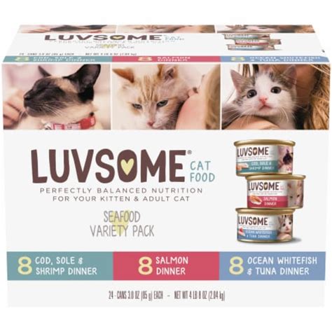 Luvsome® Seafood Variety Pack Wet Cat Food, 24 ct / 3 oz - Kroger