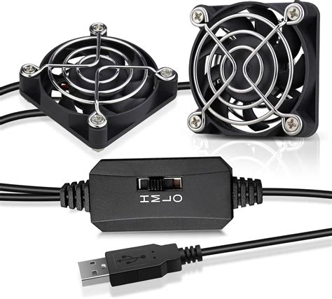 Amazon Gdstime Pack Mm Usb Fans With Speed Control Mini V