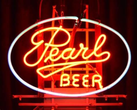 Pearl Beer Neon Sign