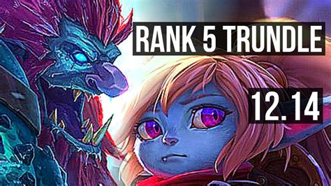 Trundle Vs Poppy Jng Rank Trundle Kr Challenger