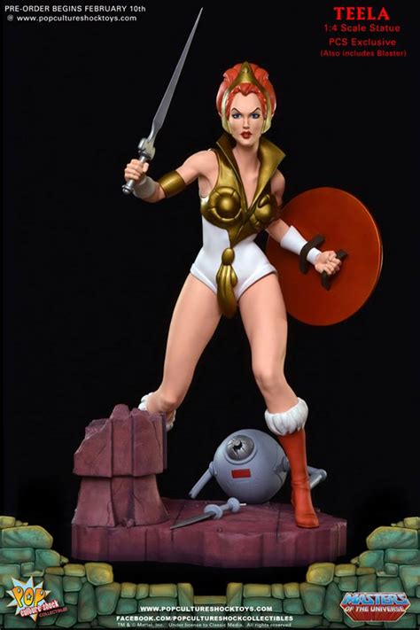 Pop Culture Shock Masters Of The Universe Teela Statue New Photos