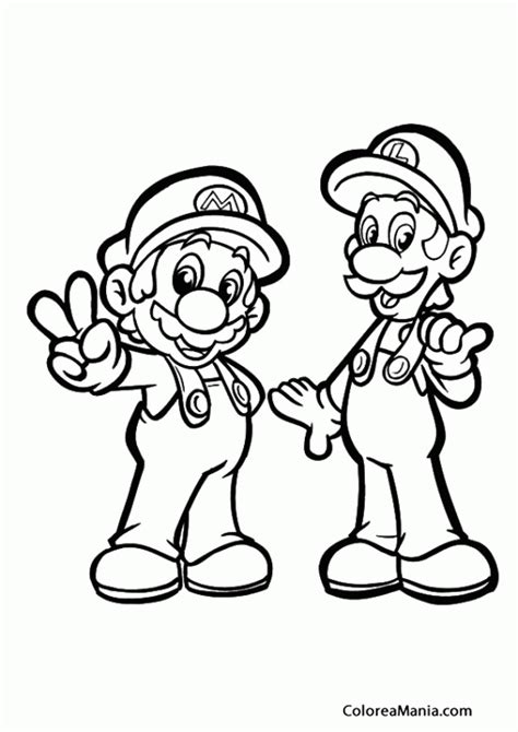 Arriba Dibujos Mario Bros Y Luigi Camera Edu Vn