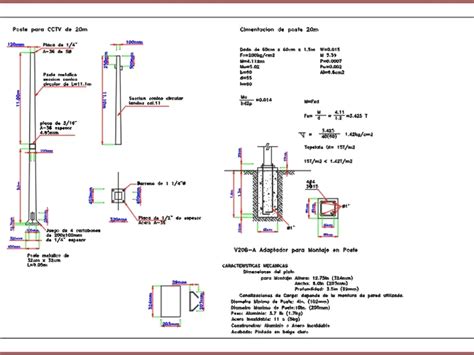 Torre Autosoportada En Dwg Librer A Cad